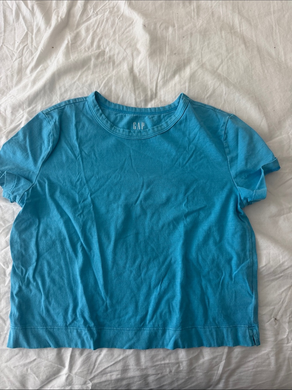 GAP Bright Turquoise Short Sleeve Tee